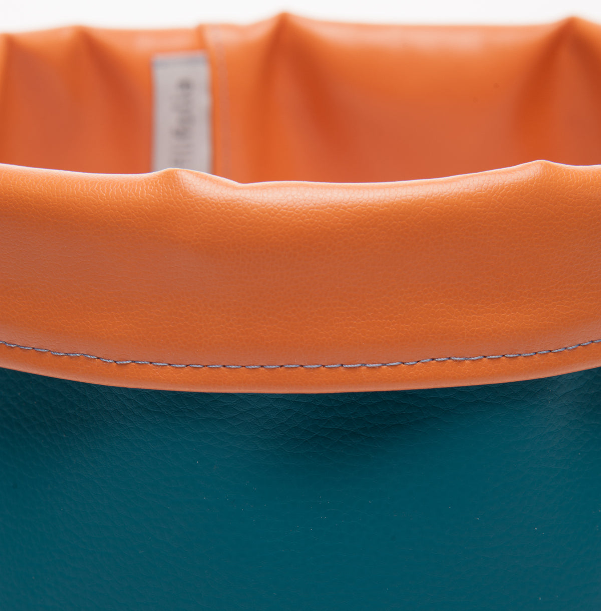 Cache-pot doubleface Arancio/Acquamarina