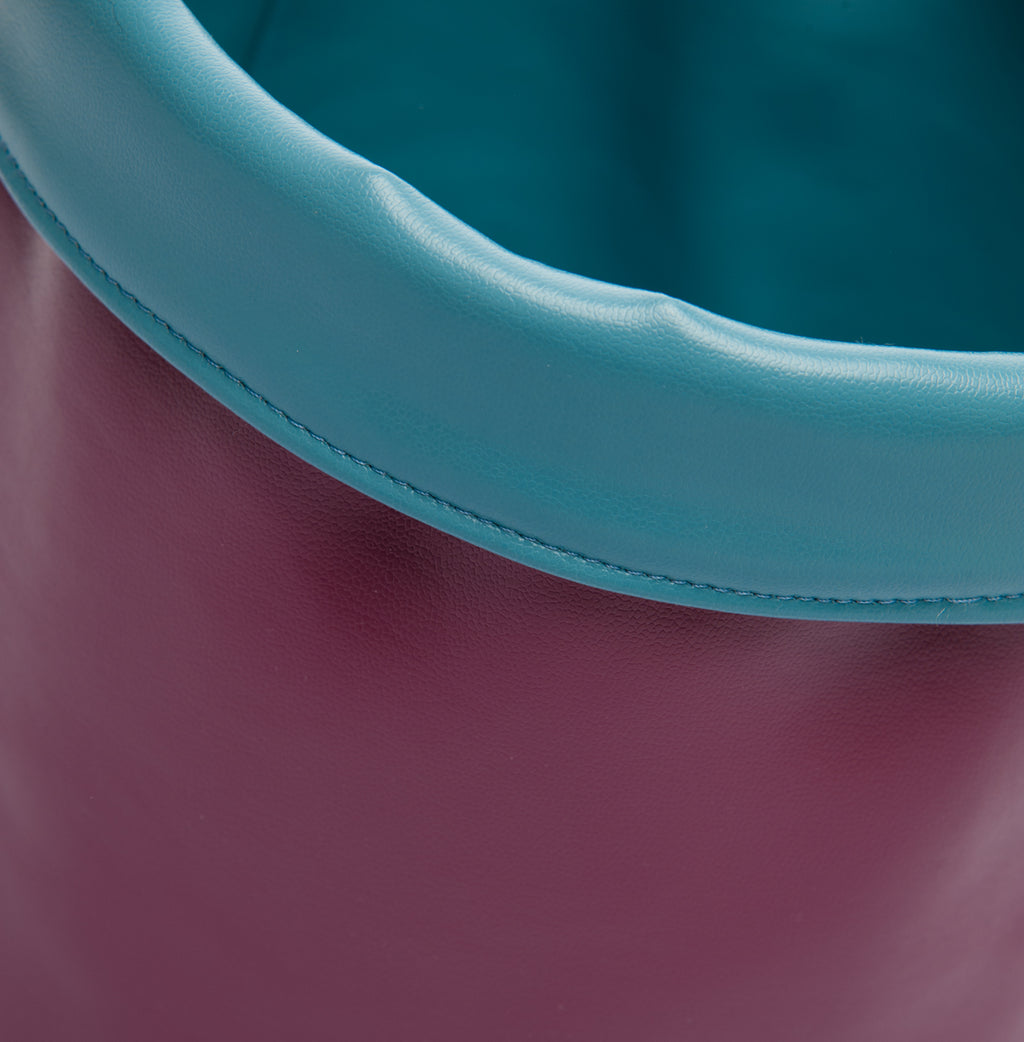 Cache-pot doubleface Azzurro/Ciclamino